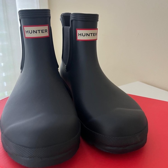 Hunter Women's Original Chelsea Boots, Navy, Size 8 - Picture 3 of 4